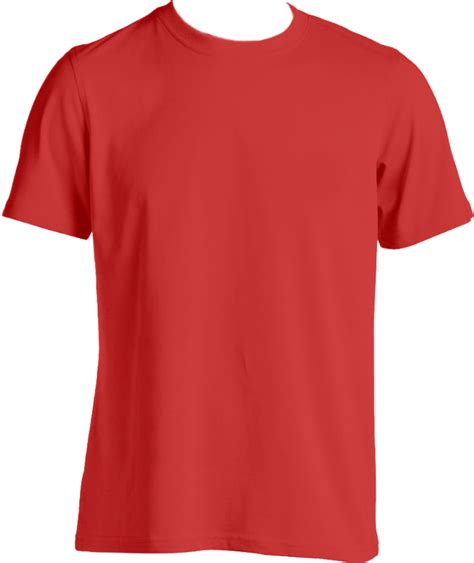 Kaos Merah Berkualitas dengan Desain Png yang Trendy